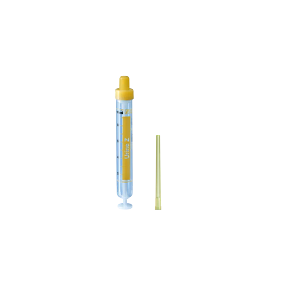 Urine Monovette® -10 ml - yellow cap - (LxØ): 102 x 15 mm - 64 pieces