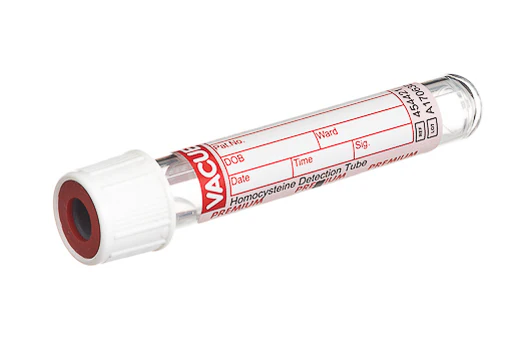 Vacuette Tube 2ml Homocysteine Detection - 13mm x 75mm White Cap - Box of 50
