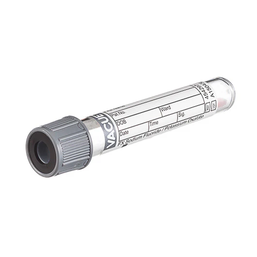 VACUETTE® Tube, Naf/KO, 4ml, 13x75mm, Grey/Black, Sterile - Pack Of 50
