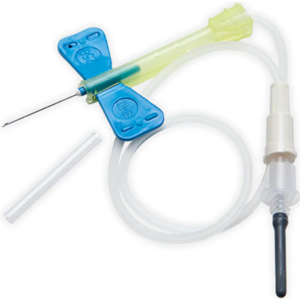 23G x 0.75" BD Safety-Lok Blood Collection Set with Luer Adaptor and 7" Tubing - Case of 200 (4 Boxes)