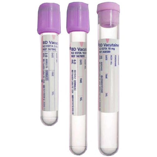 Vacutainer Tube EDTA (K2) 6ml x 100 - CLEARANCE DUE TO SHORT DATE 02/26