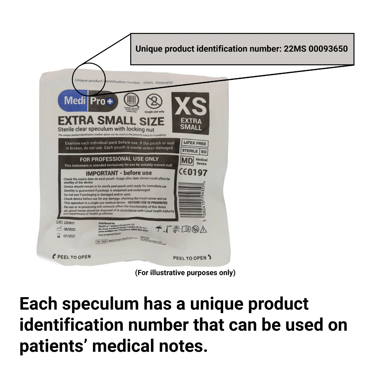 Medipro Vaginal Speculum with Lock - Box of 25 - Medium Long - Image 8