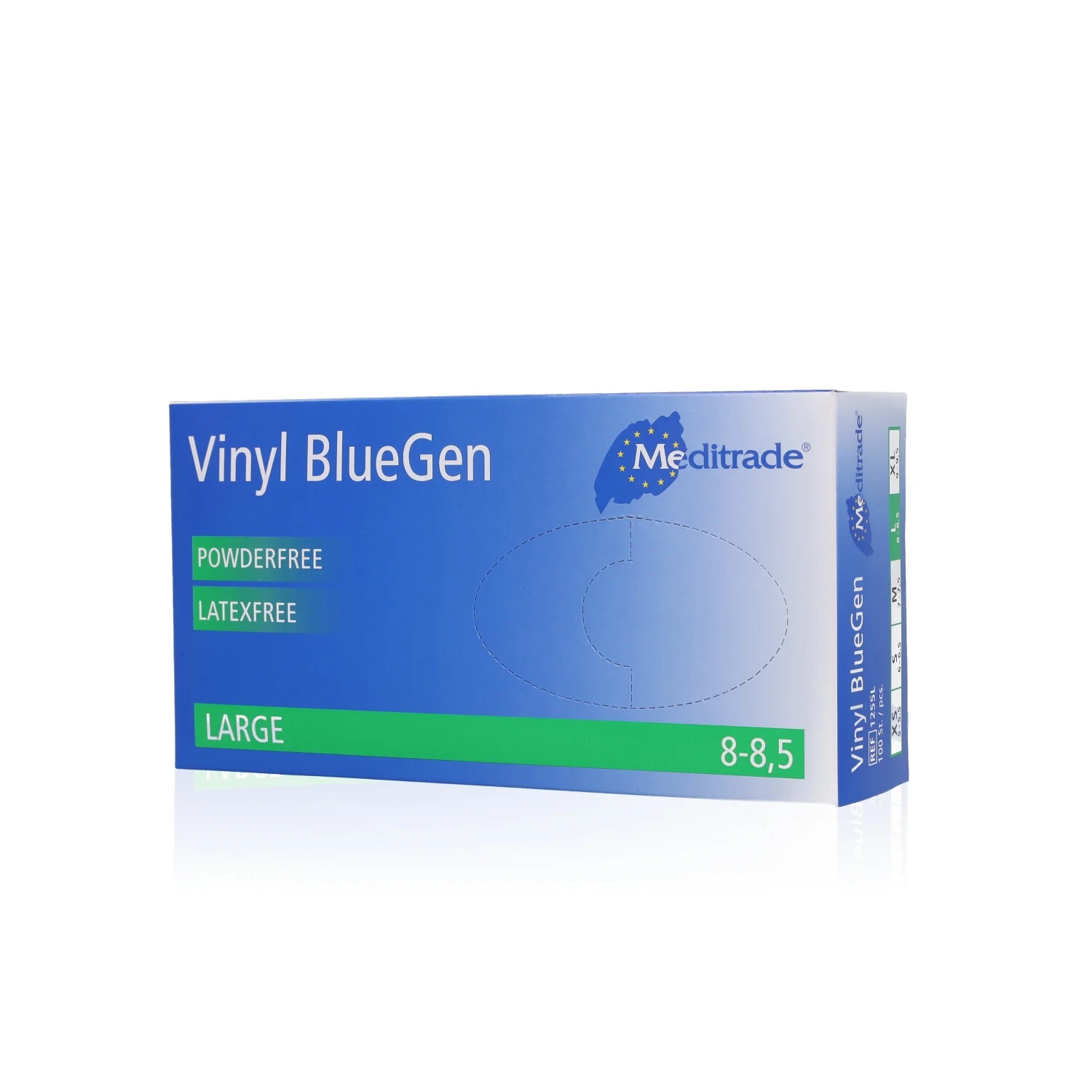 Blue Vinyl Gloves Large - Box of 100 - Image 2