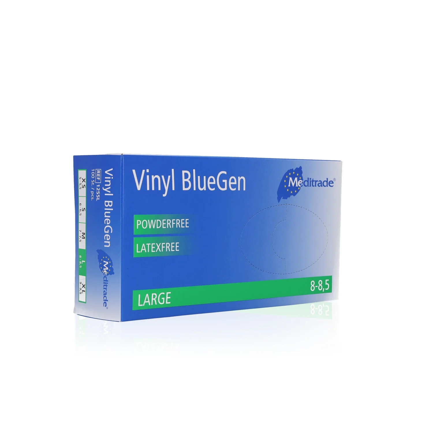 Blue Vinyl Gloves Large - Box of 100 - Image 4