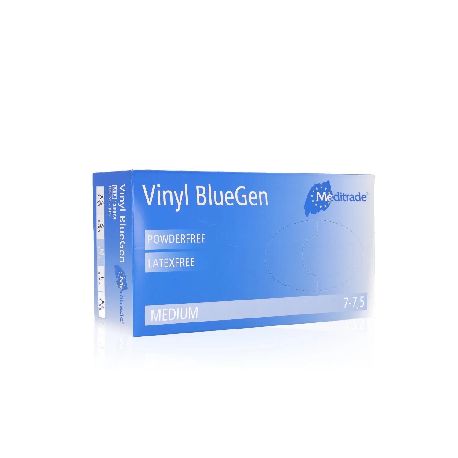 Blue Vinyl Gloves Medium - Box of 100 - Image 3