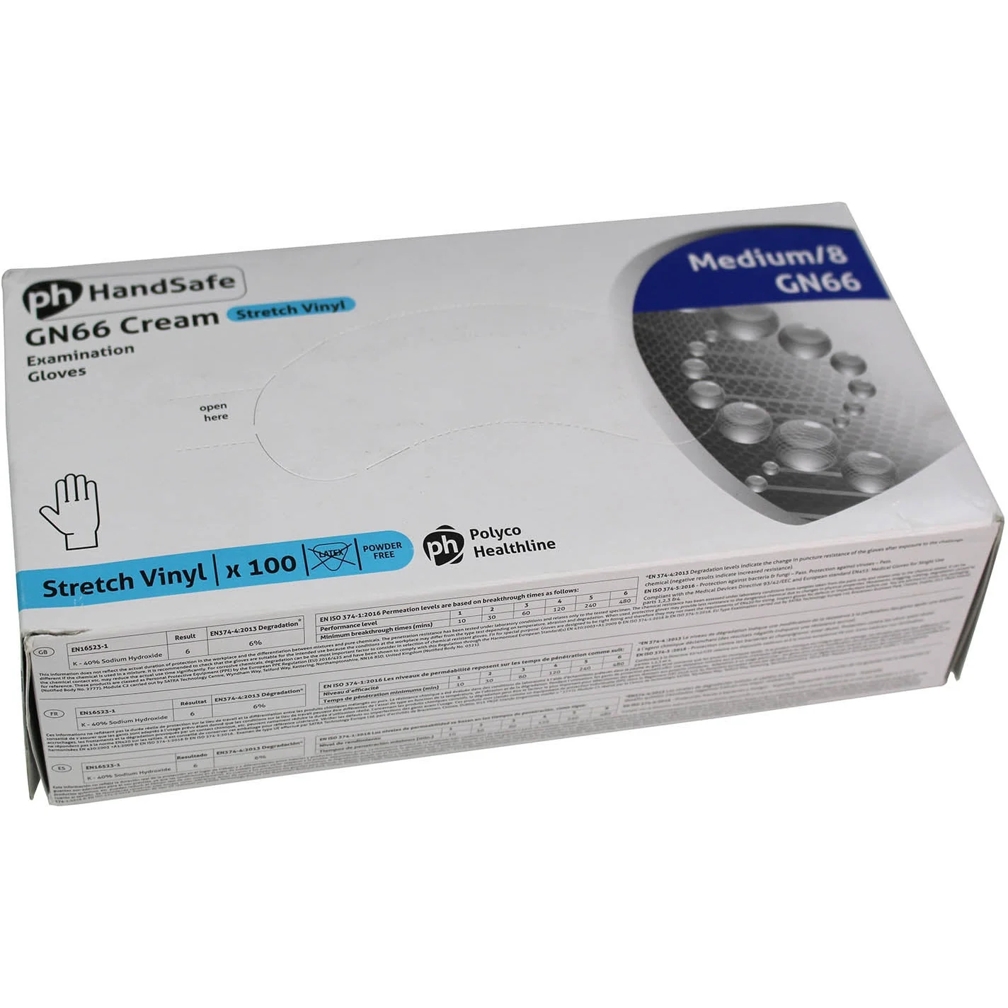 Vinyl Powder Free Clear Gloves - Pack of 100 - Extra Large