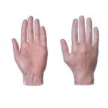 Vinyl Powder Free Clear Gloves - Pack of 100 - Extra Large - Image 2