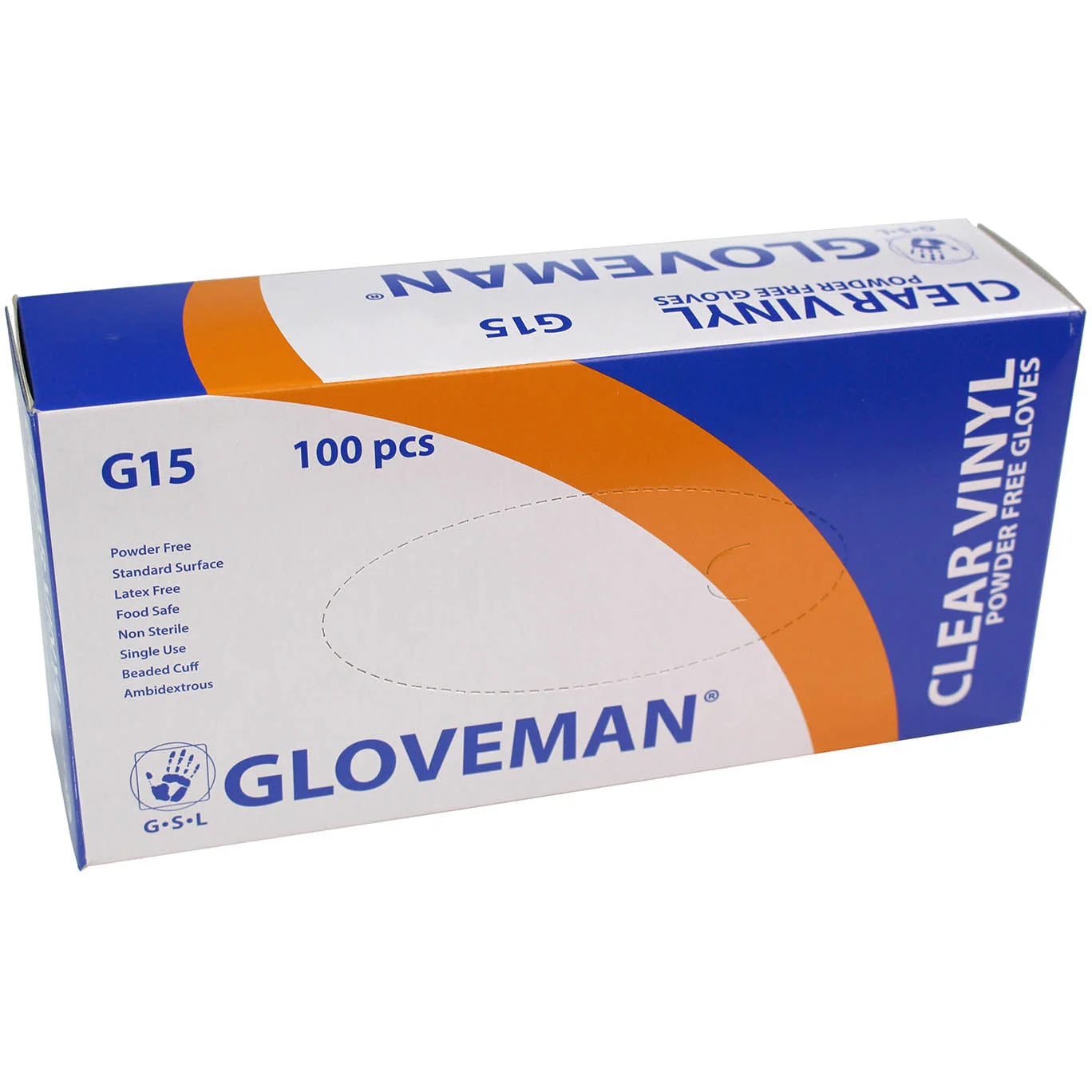 Vinyl Powder Free Gloves - Extra Large Pack of 100