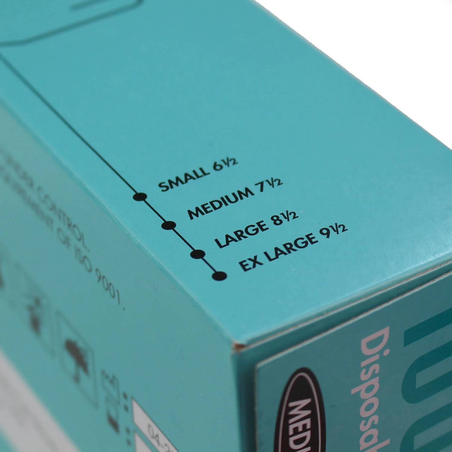 Vinyl Powder Free Gloves - Medium - Box of 100 - Image 3