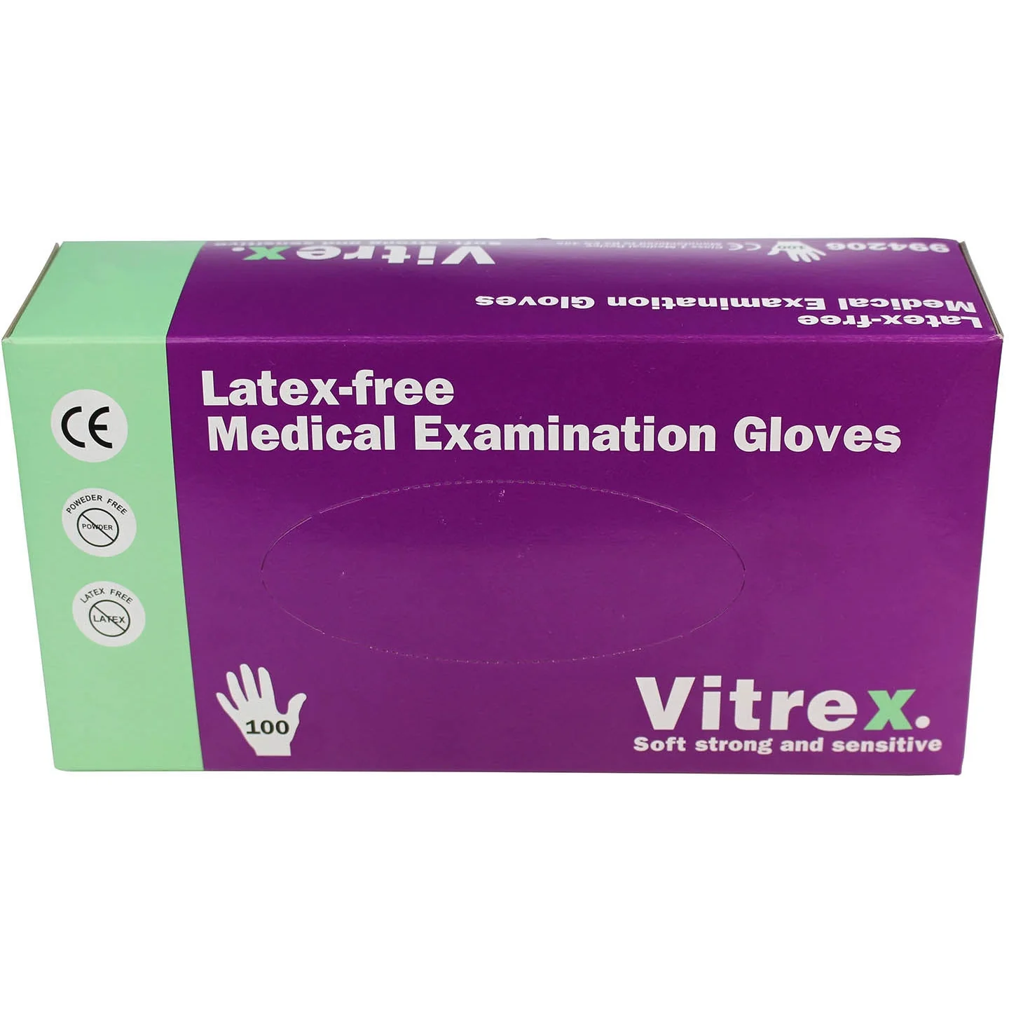 Vitrex Powder Free Gloves - Small x 100 - Image 4
