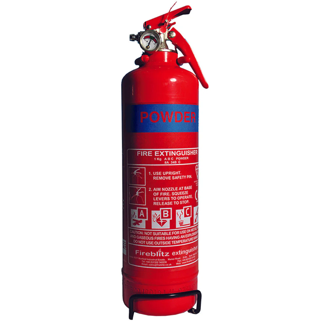 Wallace Cameron Fire Extinguisher 1kg - Powder VGI - Image 2