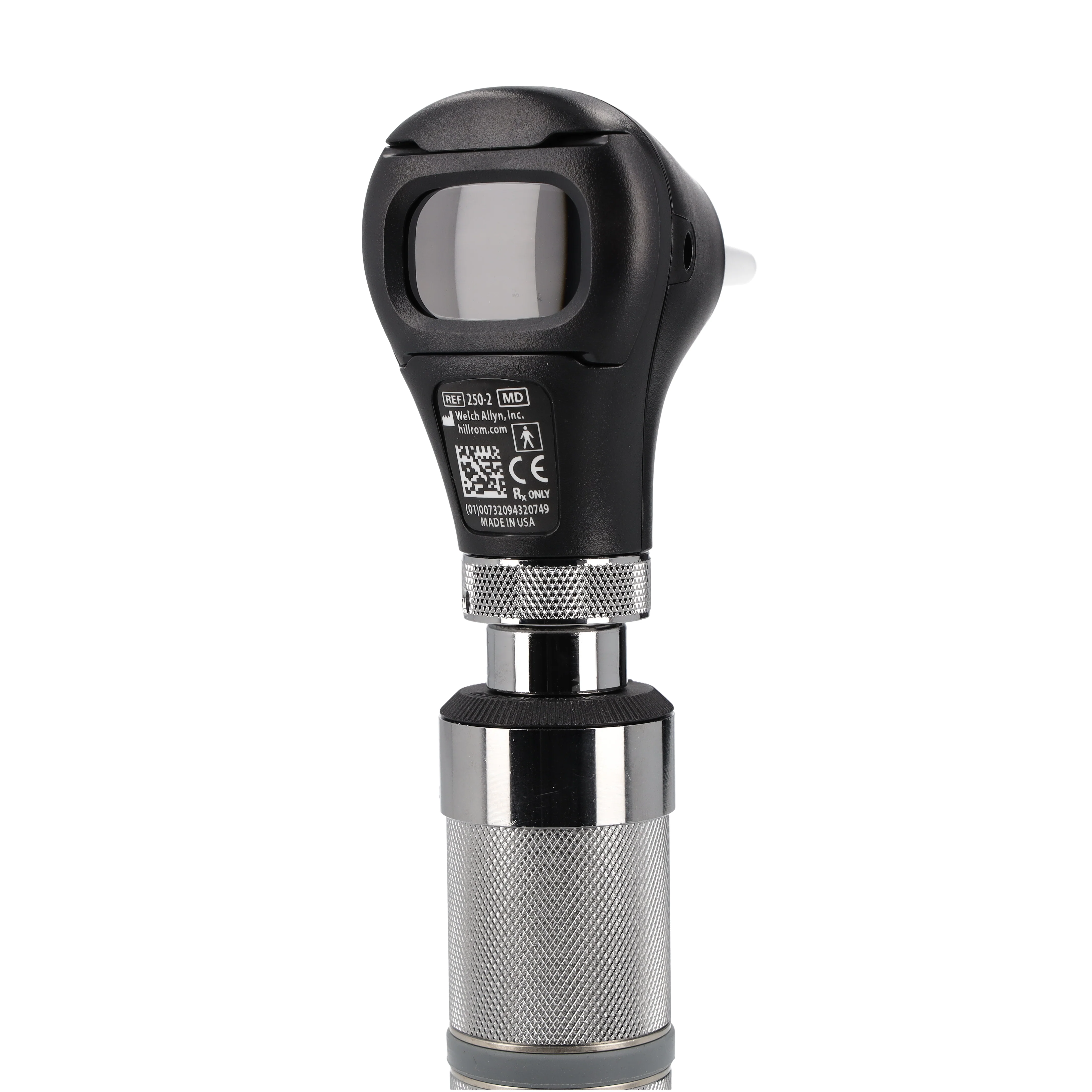 Welch Allyn 3.5V Diagnostic Set - Coaxial LED Ophthalmoscope, Basic LED Otoscope, Alkaline C-Cell Battery Handle and Hard Case - Image 11