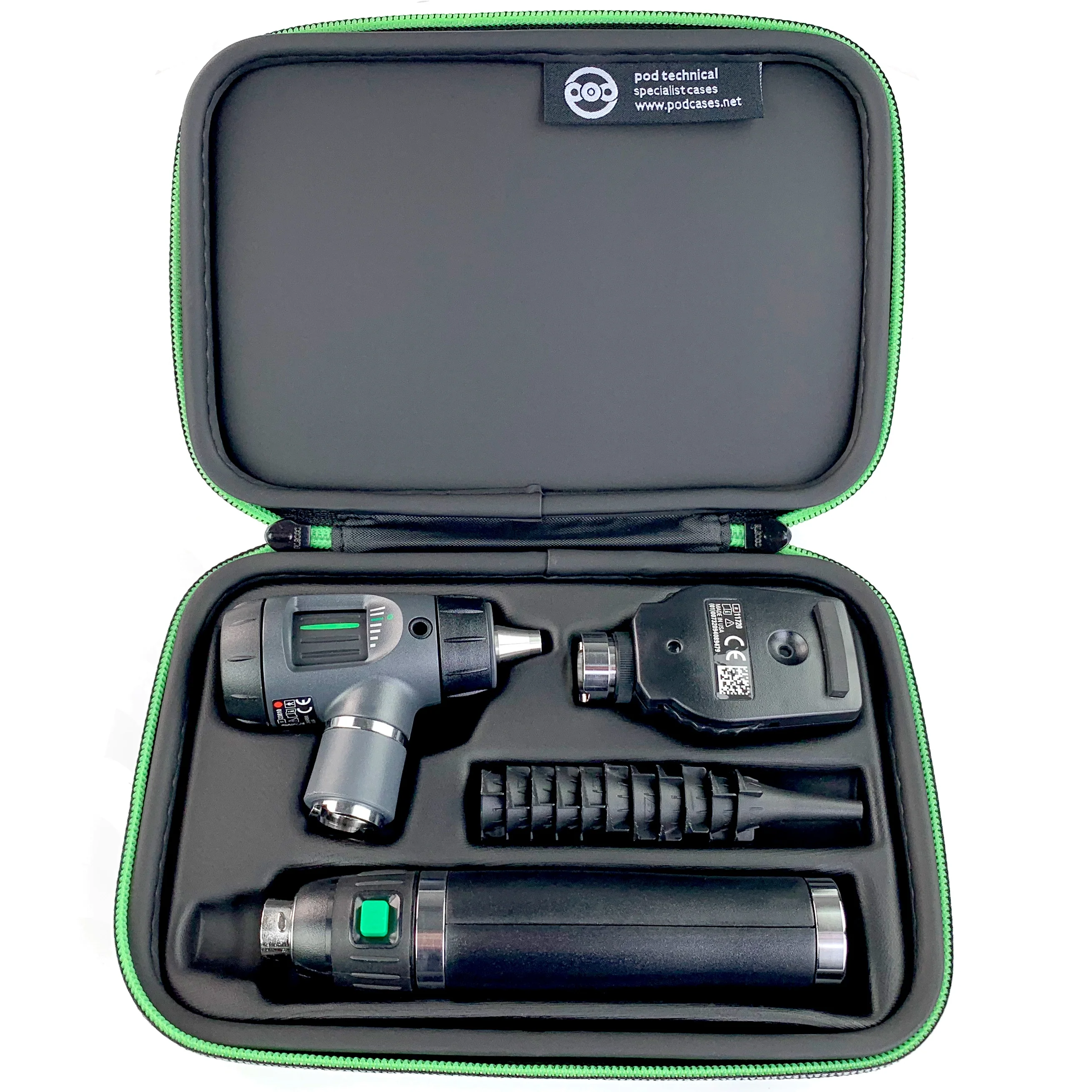 Premium Hard Carry Case for Welch Allyn Otoscope & Ophthalmoscope diagnostic sets - Image 2