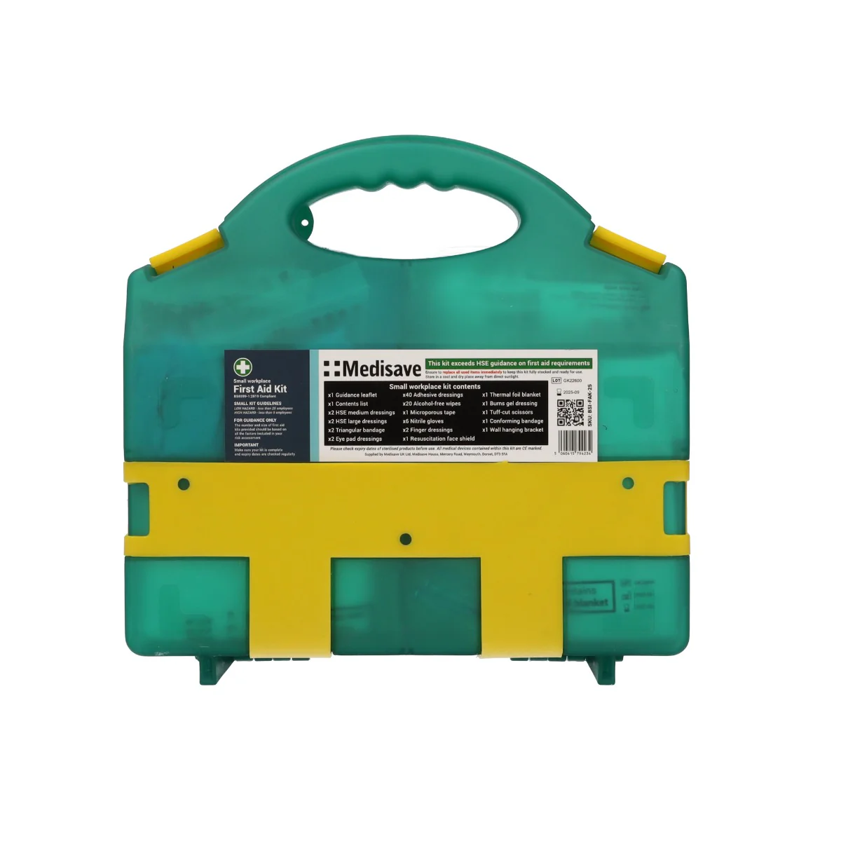 Workplace First Aid Kit - BS8599-1:2019 - Small - Image 4