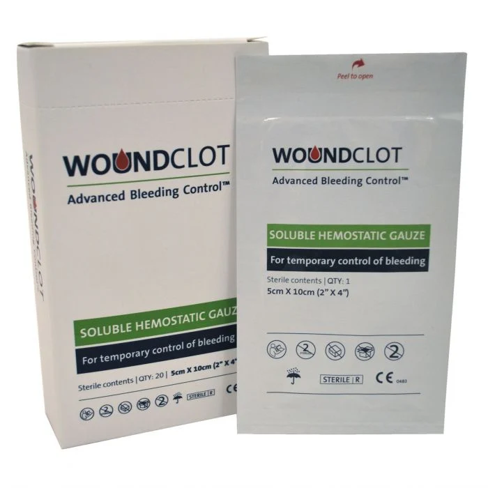 WoundClot ABC Gauze 5cm x 10cm (Box Of 20)