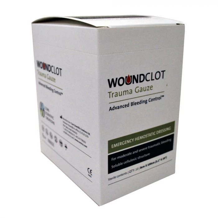 WoundClot Trauma Gauze 8cm X 100cm (Box Of 10)
