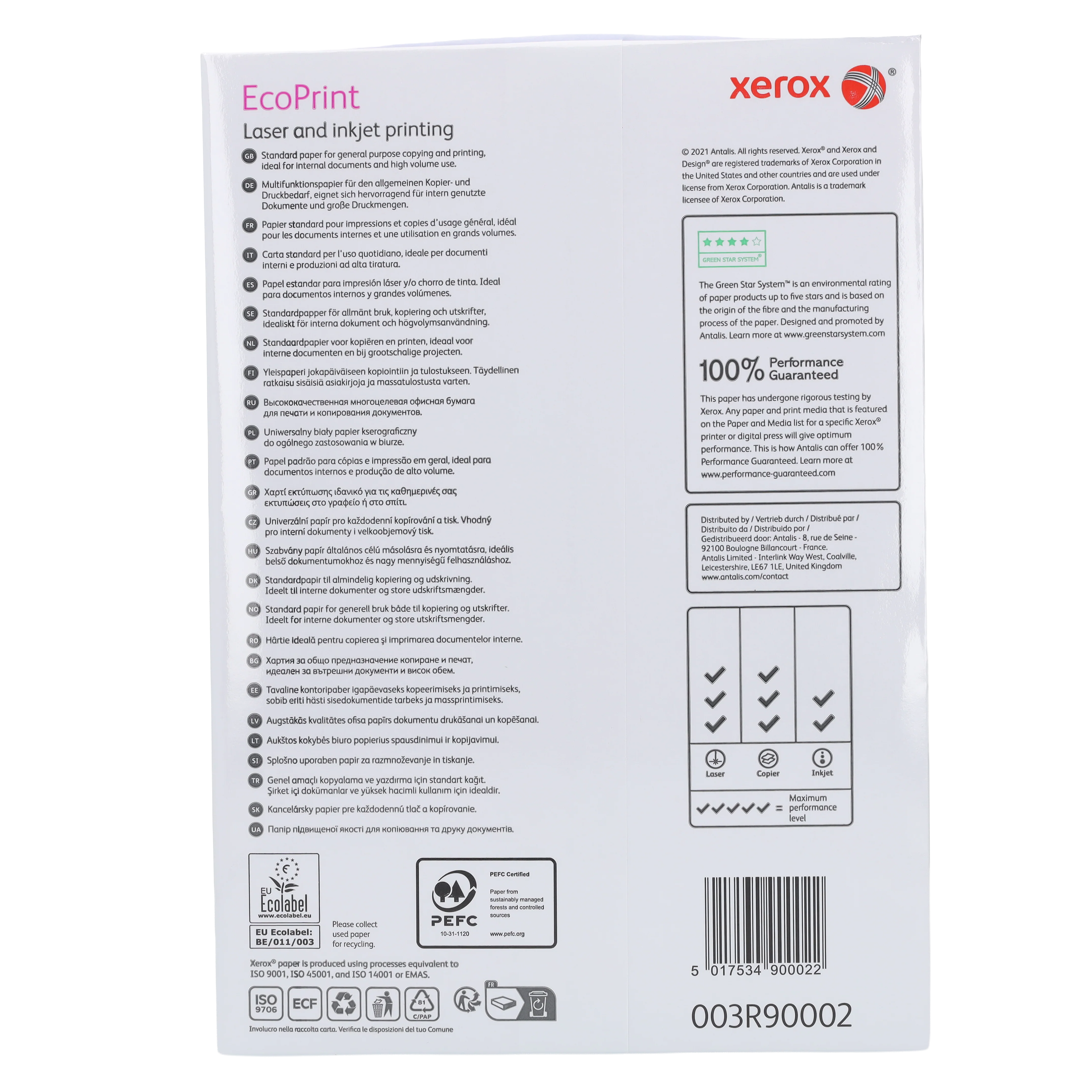 Xerox Eco Print A4 Paper - 5 x 500 Sheets - Image 4