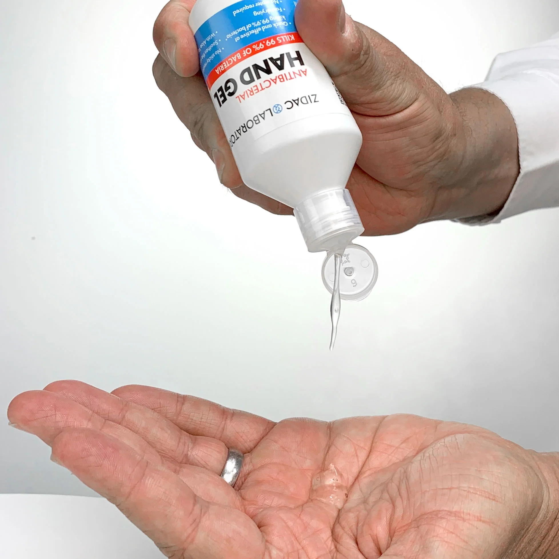 Zidac 70% Alcohol Hand Gel - 100ml Bottle - Hospital Grade - Image 3